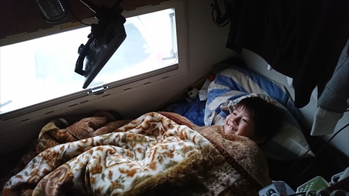 17日・高熱でダウン!