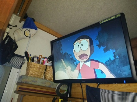 6日・キャンカー書斎でUFC観戦!