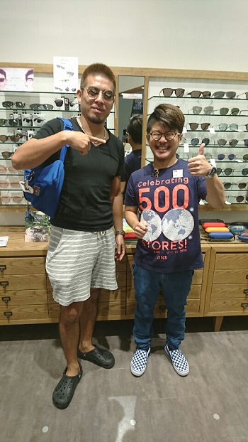 28日・ライカムのJINSで!