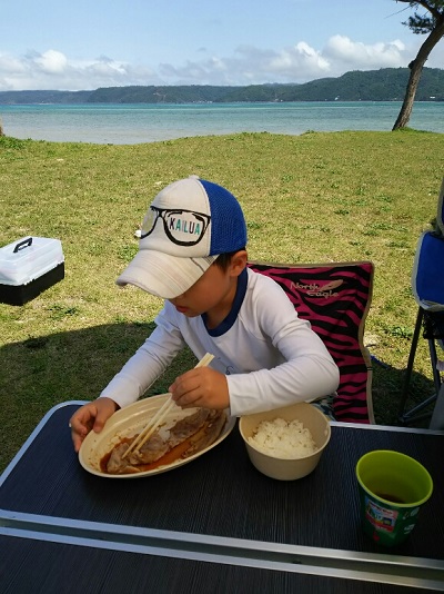 6日・屋我地島でビーチキャンプ!