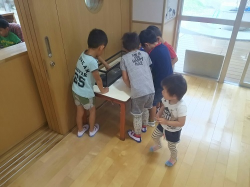 12日・通常登園初日!