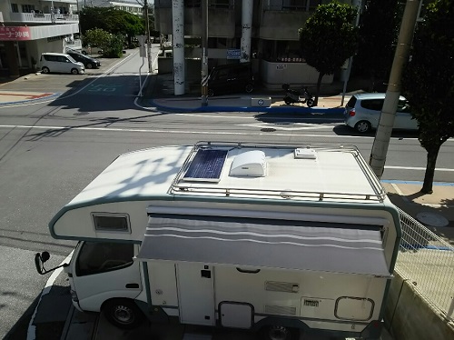 14日・キャンカーの飲み水の給水