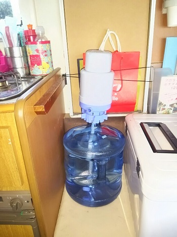 14日・キャンカーの飲み水の給水