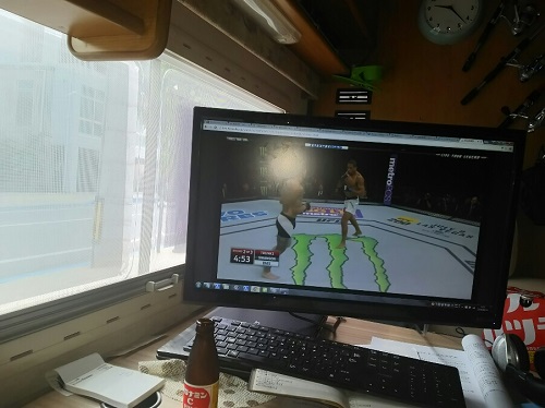 17日・格闘技からの公園!