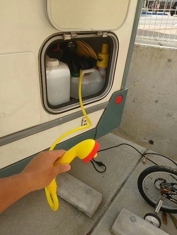 19日・外部シャワーが出来ました!