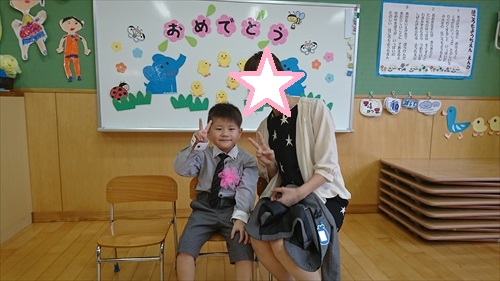 10日・幼稚園の進級式!