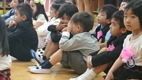 10日・幼稚園の進級式!