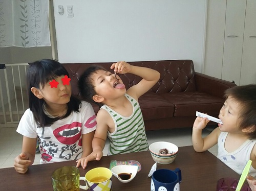 24日・アリビラの海にて