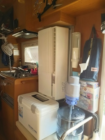 26日・レオバンクスにエアコンを積みました!