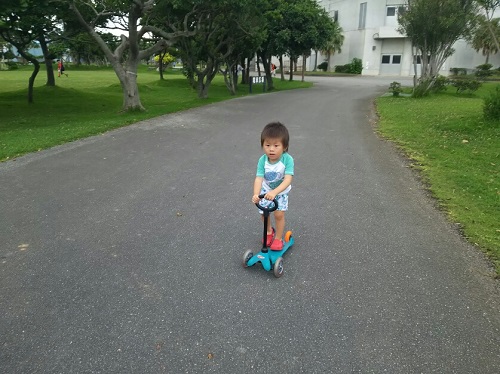 11日・沖縄は服のまま海に入ります!