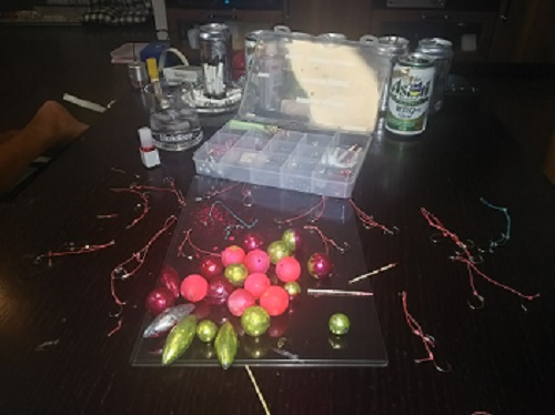 7日・誘導テンヤの自作!