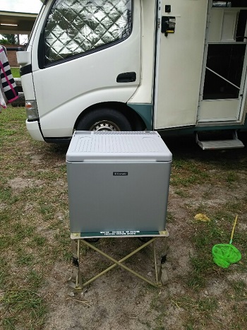 21日・ドメティック3way冷蔵庫の使用レポート!