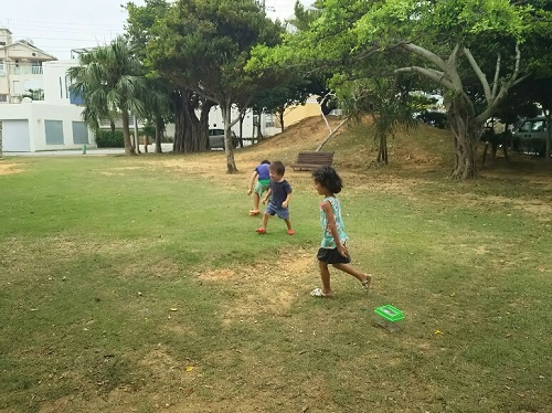 24日・公園と新居の庭と
