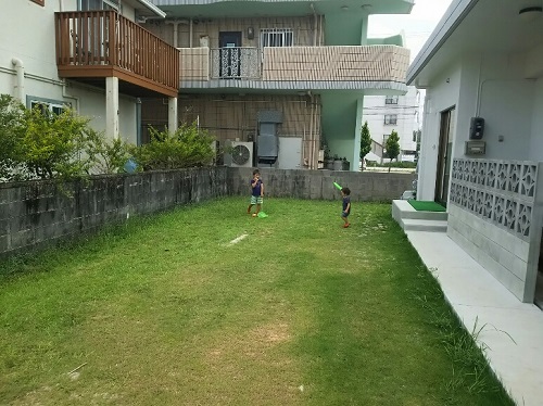 24日・公園と新居の庭と