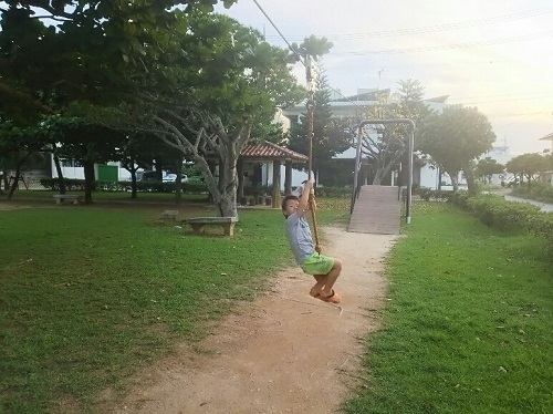 13日・シーサー公園に!