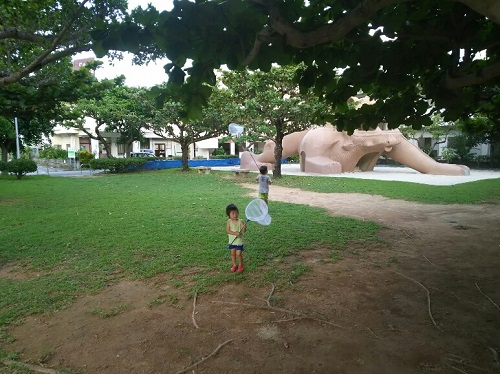 13日・シーサー公園に!