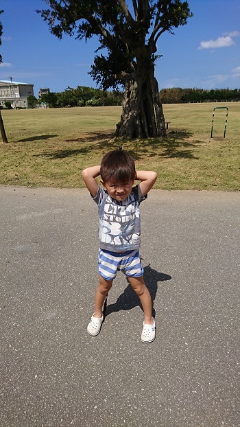 2日・次男と台風の後始末一式!