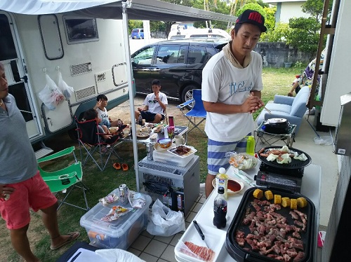 4日・ワクワクファイト9からの祝勝会BBQ!