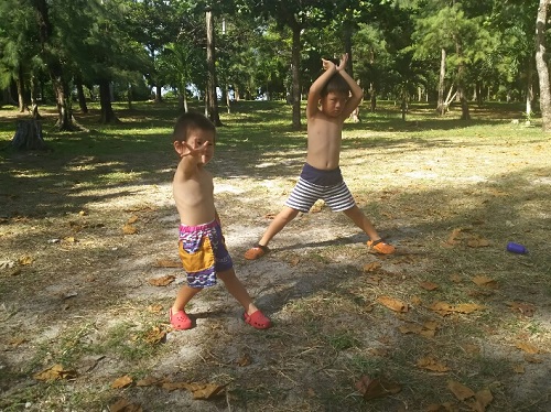 24日・オキナワトカゲを捕まえました!