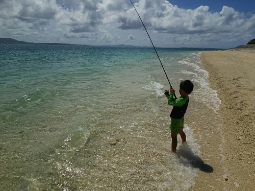 25日・伊江ビーチで海三昧!