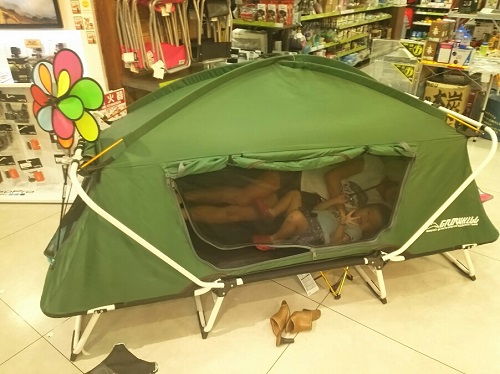 28日・バンクに長男専用のベッドを作りました!