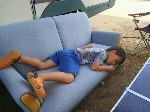 1日・3家族合同庭BBQ!