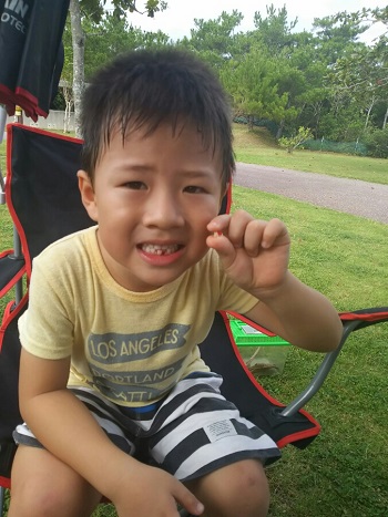 30日・マングローブジャックを釣る5歳児!