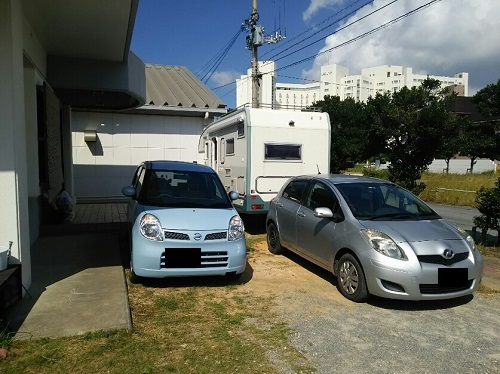 31日・3台目の車と3台目の自転車と。