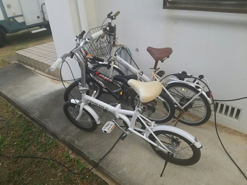 31日・3台目の車と3台目の自転車と。