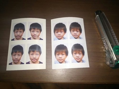 2日・パスポート用の写真を自作しました!
