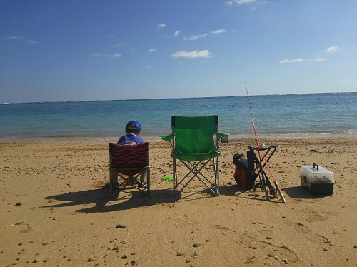 2日・お正月なのに海水浴!