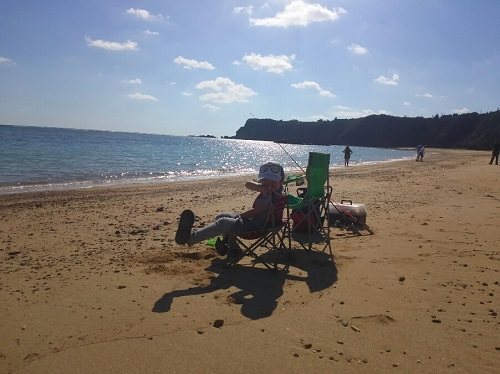 2日・お正月なのに海水浴!