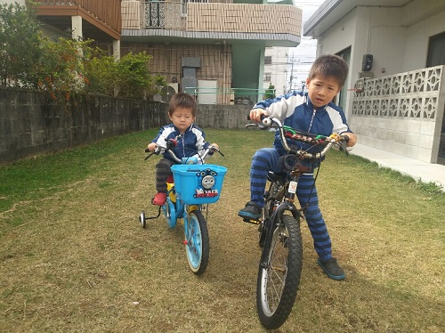 15日・次男の初自転車!