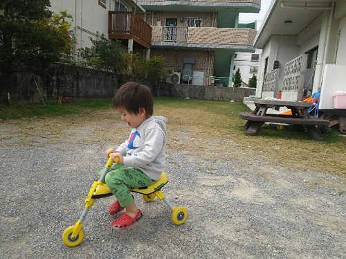 15日・子供たち初めての洗車!
