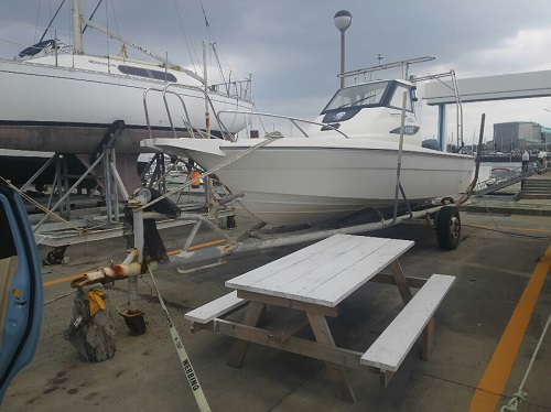 24日・宜野湾マリーナでフィッシング!