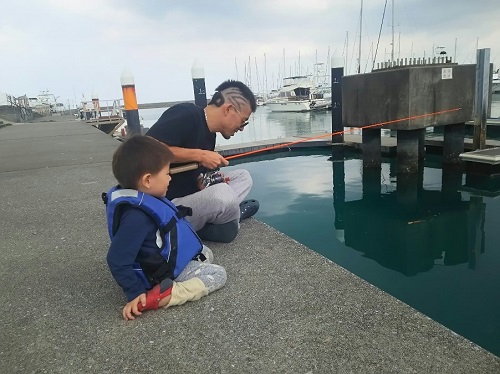 24日・宜野湾マリーナでフィッシング!