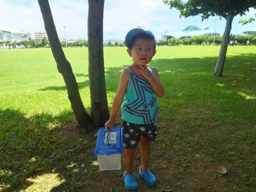 7日・北谷のサンセットビーチへ!