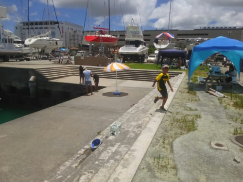 8日・ぎのわんシーパーティで大喜び!