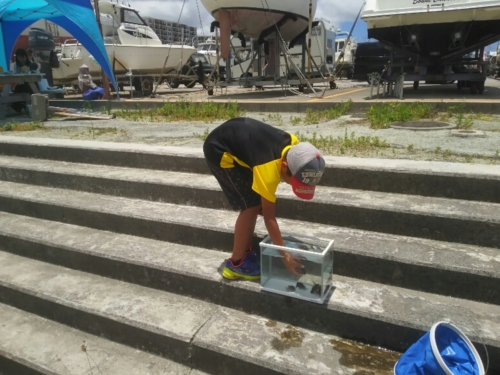 8日・ぎのわんシーパーティで大喜び!