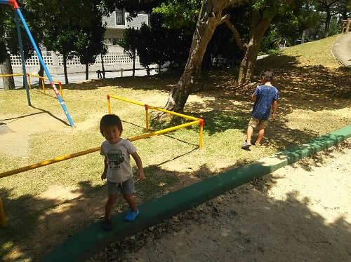 14日・お盆4日目は公園遊び!