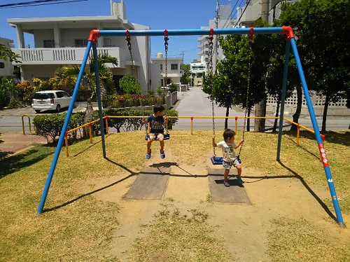 14日・お盆4日目は公園遊び!