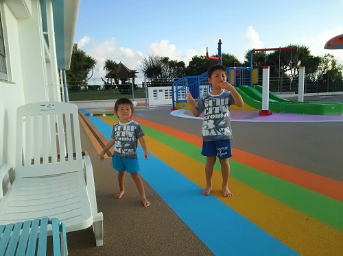 16日・昼練とプールとビーチパーティ!