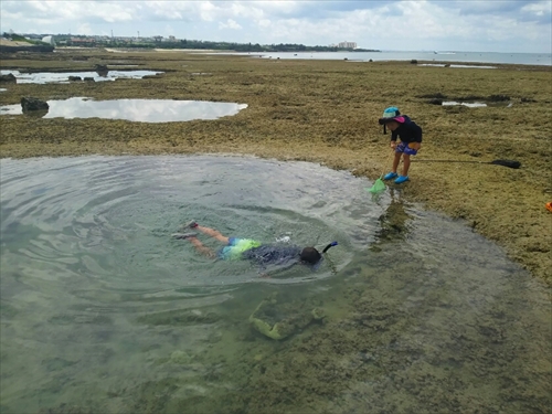 19日・残波岬でシュノーケリング!