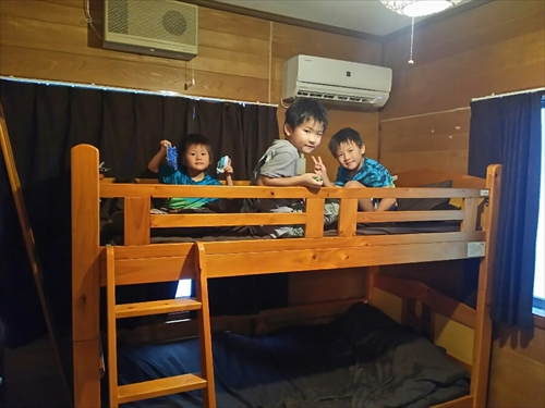 25日・従兄弟と砂辺でシュノーケル!