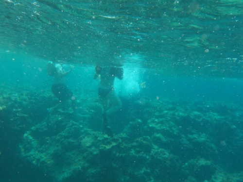 30日・真栄田岬の青の洞窟でシュノーケル!