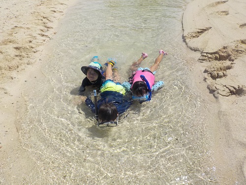 25日・海三連チャンでシュノーケルと釣り!