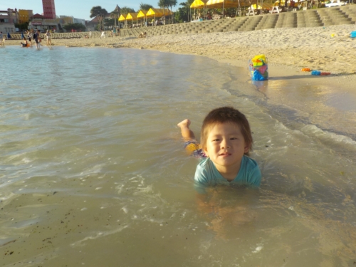 7日・北谷のサンセットビーチへ!