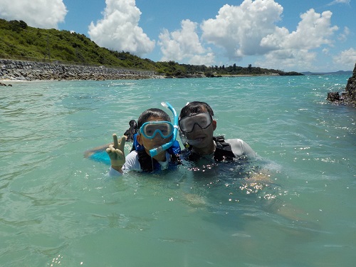 24日・ぎのわんシーパーティで穴場ビーチシュノーケルinゴリラチョップ!
