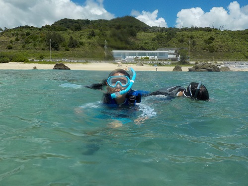 24日・ぎのわんシーパーティで穴場ビーチシュノーケルinゴリラチョップ!