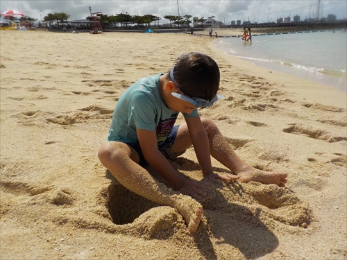 15日・海水浴からのRIZIN!